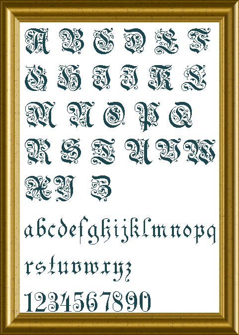 Onl 045 alphabet