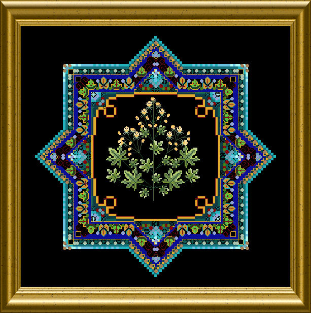 Medieval Small Herb Star 2 – Lady’s Mantle