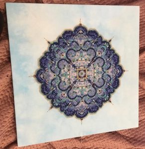 Blue Moroccan Lace Mandala