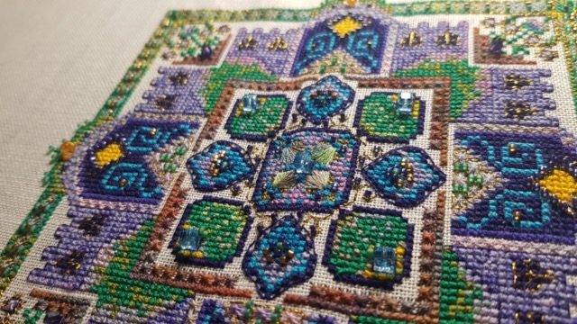 Mini Mandala 4, stitched by Kate Belous