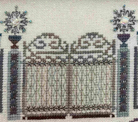 Winter Watergarden Gate Marlene Dow
