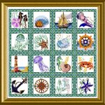 OCF – CHAT 075 – Quilt Designs – The Sea Quilt