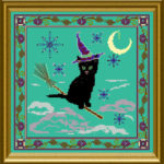 SD 042 – A “Witch-y” cat… ready to fly  into a Halloween’s night !